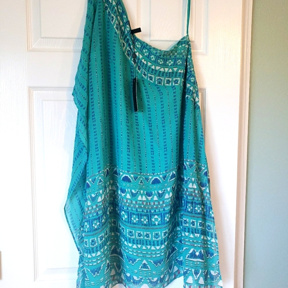 BCBG Alana One Shoulder Dress - Picture 1 of 3